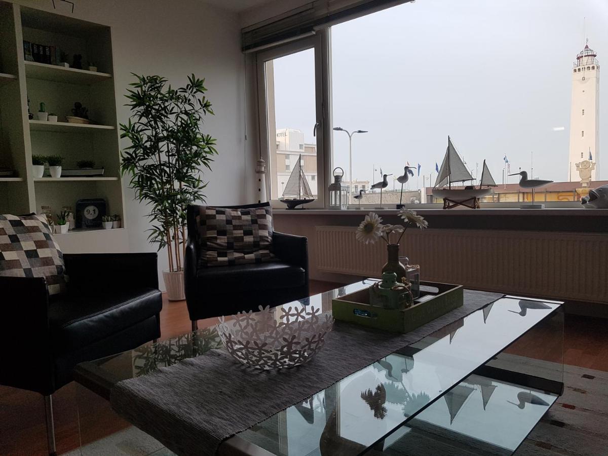 Appartement "Zicht Op De Vuurtoren" ノールトウェイク エクステリア 写真